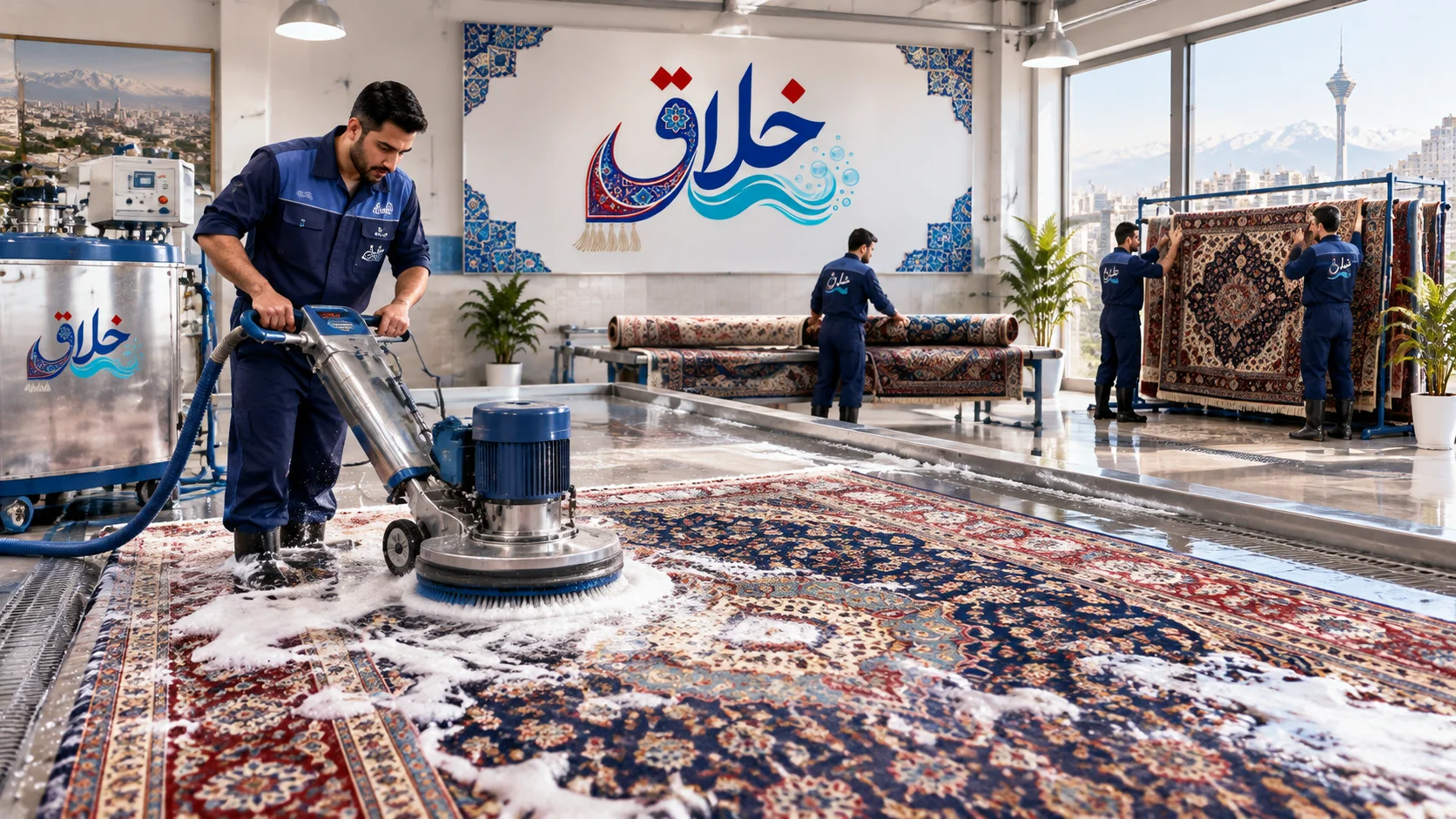قالیشویی در تهران