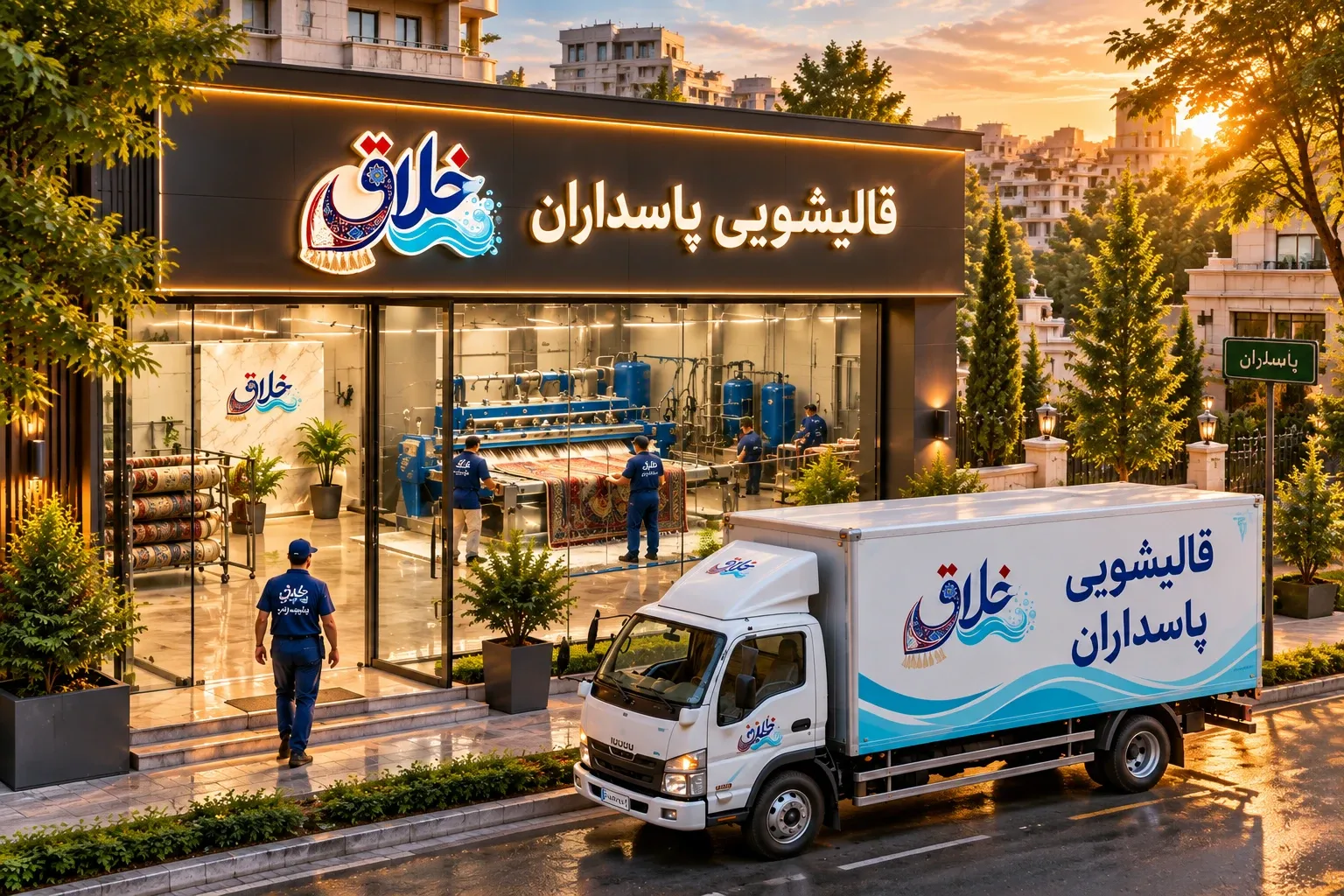 قالیشویی پاسداران